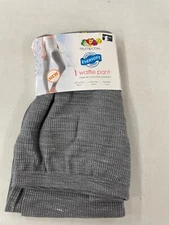 Fruit of the Loom Women's Thermal Waffle Pant size XXXL Grey New