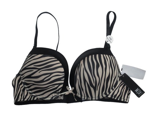 Soutien-gorge Push Up Darjeeling - Taille 90B Noir Modèle Simone - NEUF Avec Étiquettes