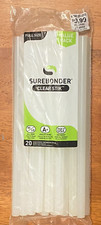 Surebonder Full Size Clear 10" Glue Sticks All Temps Strong Quality Bond 20 ct