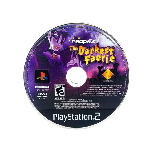 Neopets The Darkest Faerie Demo Disc (Sony PlayStation 2 - PS2