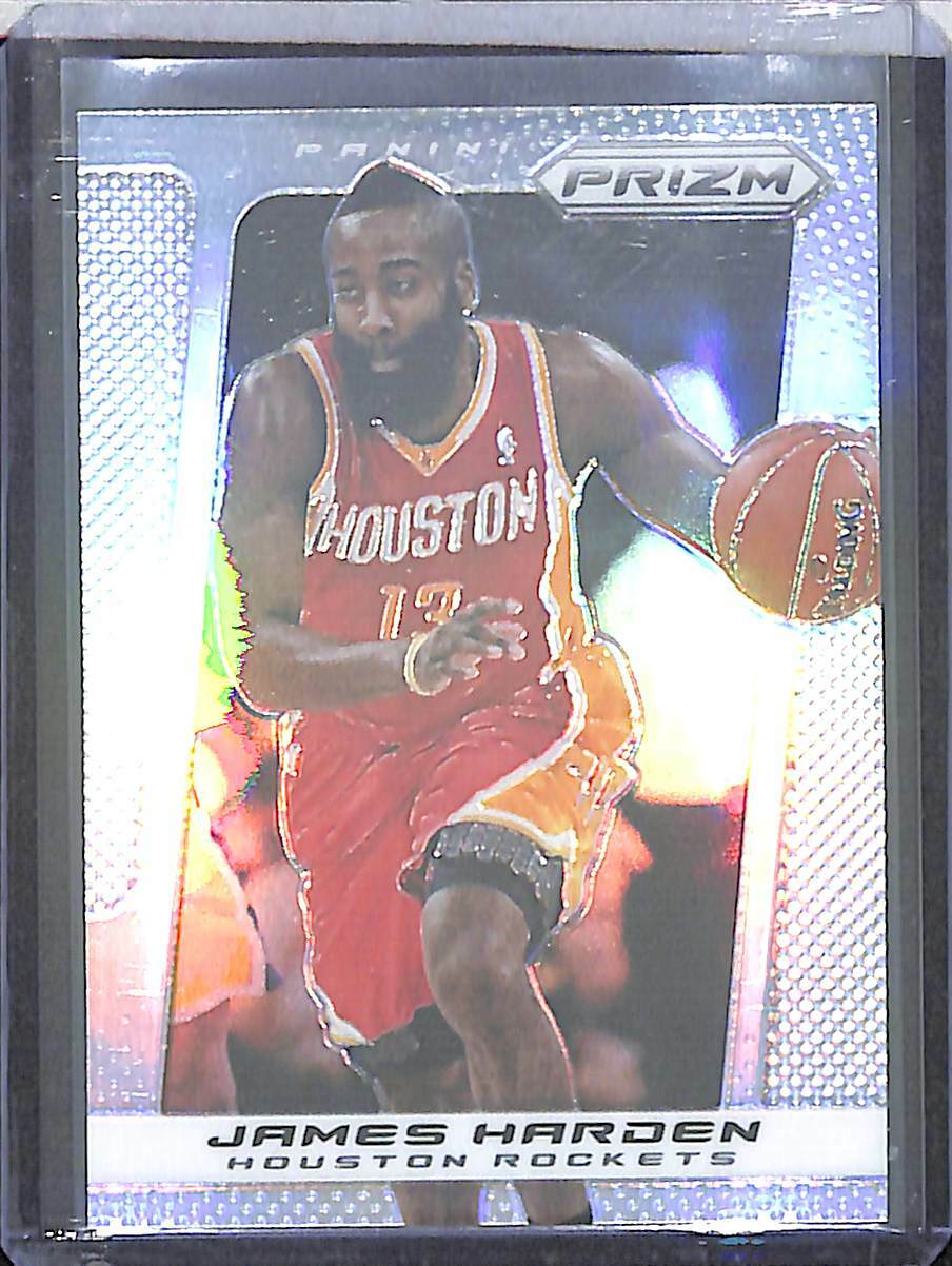 2013-14 Panini Prizm Basketball Silver Prizm #92 James Harden
