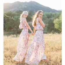 Show Me Your Mumu Cottagecore Floral Kendall Maxi Dress Sz XS