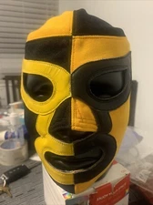 Pierroth Mexican Wrestling Mask Handmade Prograde Bandon w Leather 