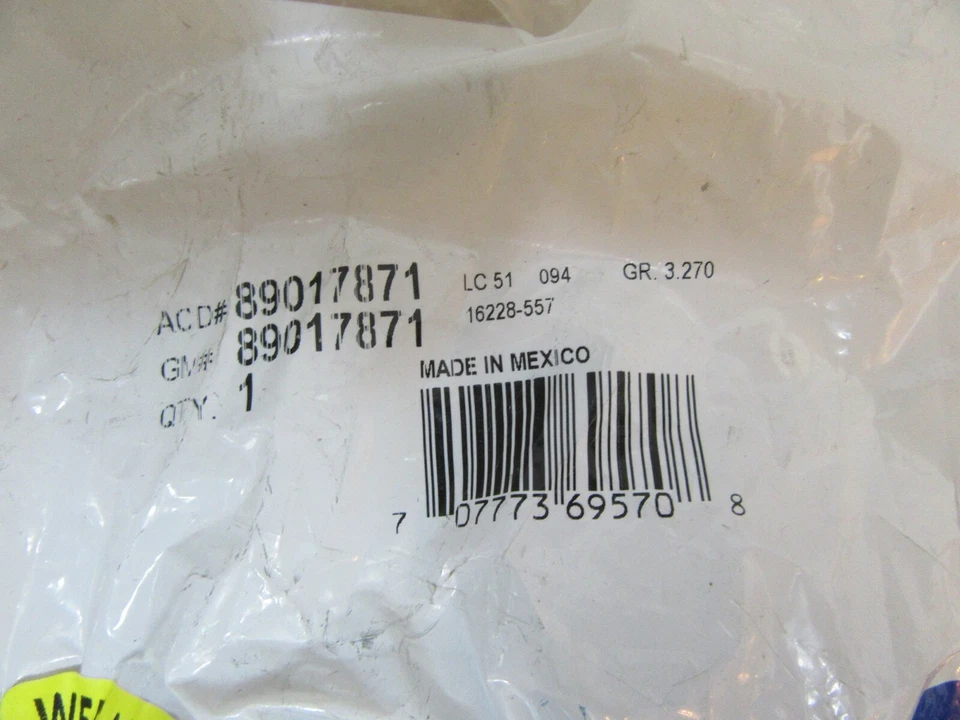 萨博 9 - 7x 德科通用原装设备 89017871 科罗拉多峡谷五十铃 — 第 2/3 张图片