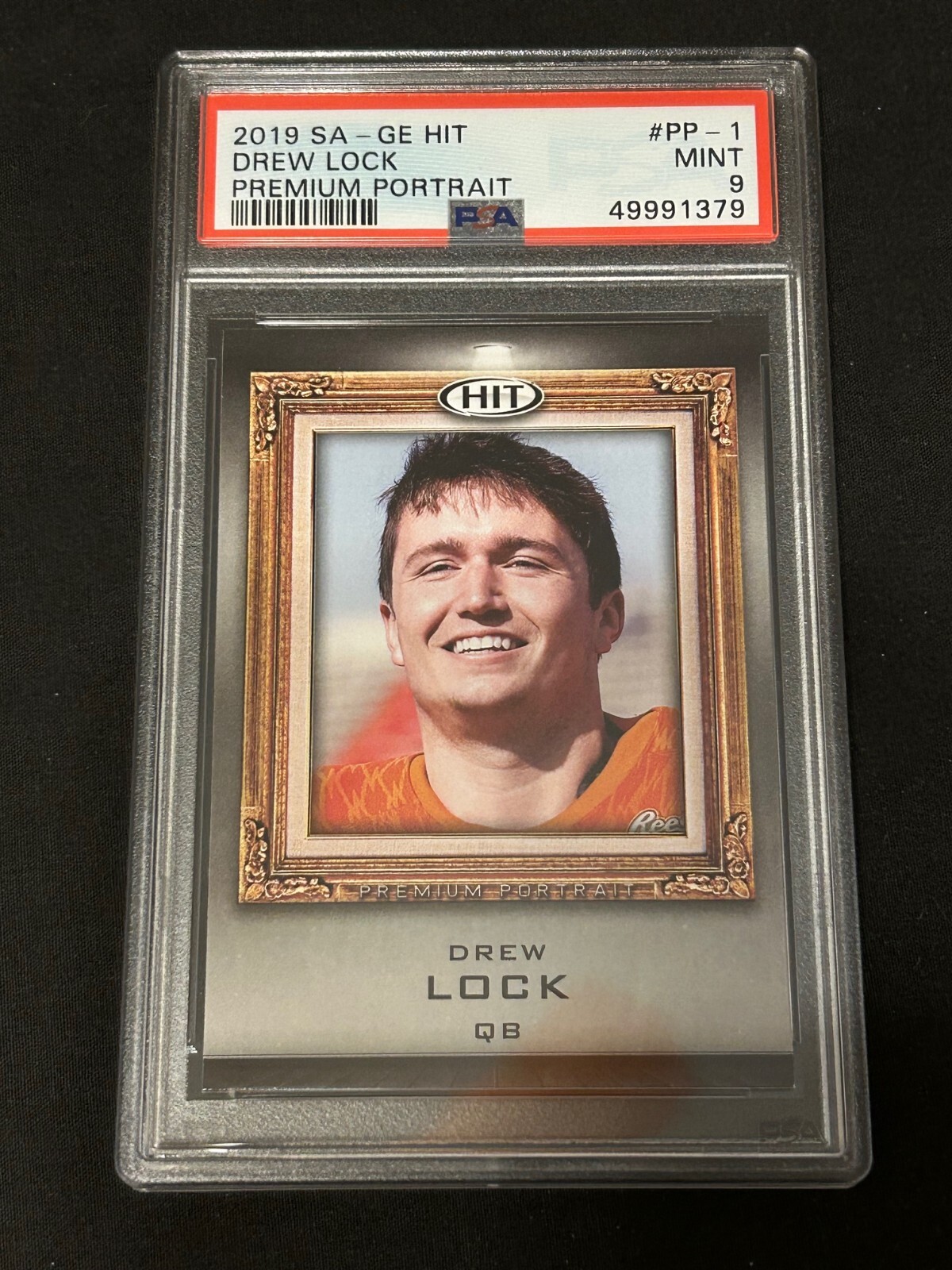 Drew Lock SA-GE Hit Premium Portrait #PP1 Base