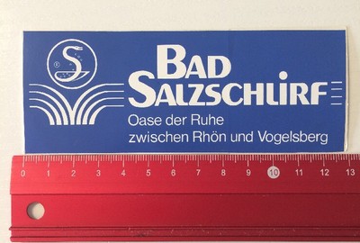 Sticker/Decal: Bad Salzschlirf - Oasis of peace - Rhön Vogelsberg (010616160)