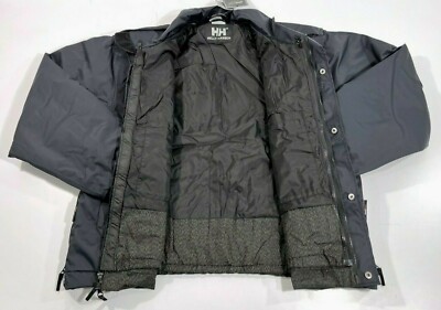 XL HELLY HANSEN METRO WORK WEAR JACKET INSULATED WATERPROOF DUTY COAT BLUE