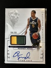 2014-15 Panini National Treasures Kobe's All-Rookie Team Rodney Hood Auto RPA 99