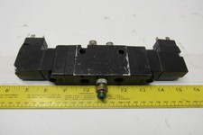 Parker B551ACB49A 5/3 Position Double Solenoid Air Valve 24VDC Coil