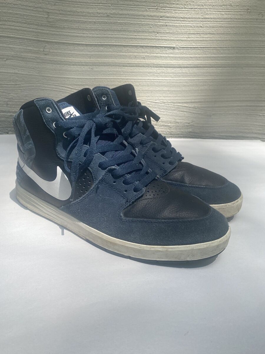 RARE Nike SB Paul Rodriguez 7 High Navy Blue/Black White RARE Nike SB Paul Rodriguez 7 High Navy Blue/Black White