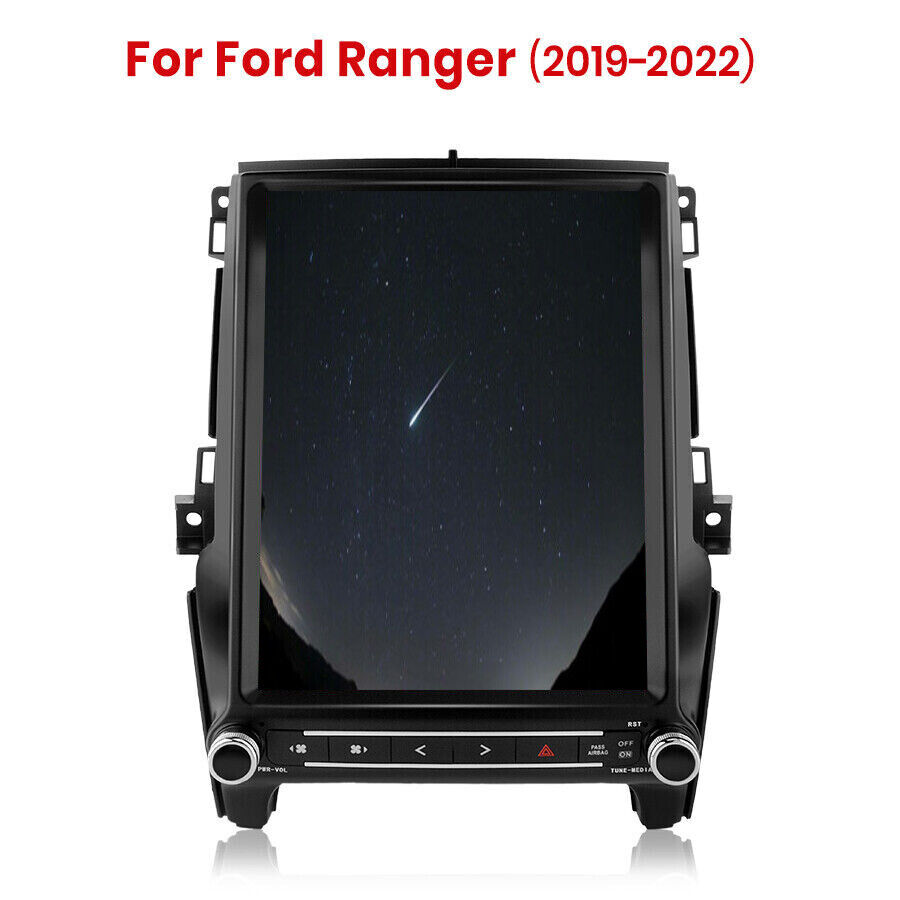12.1" Android9 Radio Tesla Style Car GPS For Ford Ranger 2019-2022 4+64G FM
