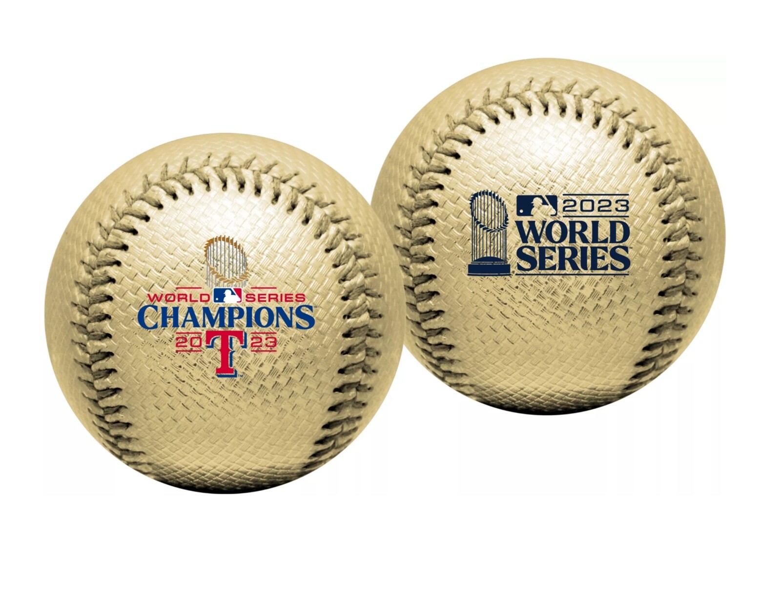 Texas Rangers 2023 World Series Champions Gold Souvenir Replica