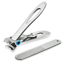 Nail Clippers 15mm Wide Jaw Opening Oversized Stainless Steel Toenail Clippers