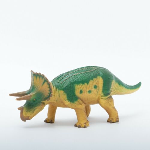 Große Triceratops Dinosaurier echte weiche Vinyl Figur Favorit - Bild 2 von 6