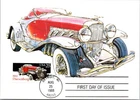 Dr Jim Stamps Maximum Card 1935 Duesenberg Classic Car First Day Issue