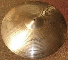 SELTEN, VINTAGE ZILDJIAN SCIMITAR 20" RIDE BECKEN & SABIAN SOFTCASE - GUT GEBRAUCHT