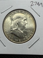 1948 D Franklin Half Dollar - BU - As Shown! (#2789)