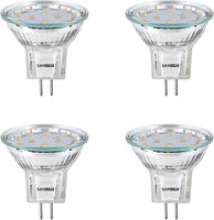 Led-Leuchtmittel 3W MR11 12V Halogen-Ersatz GU4 3000K 4 StüCk Nicht Dimmbar