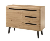 Sideboard Kommode Anrichte Torge 107X40X83Cm Eiche Artisan Skandinavischen Stil