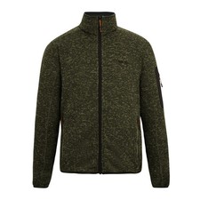 Image of Regatta Mens Newhill Marl Full Zip Fleece Jacket  RG12182