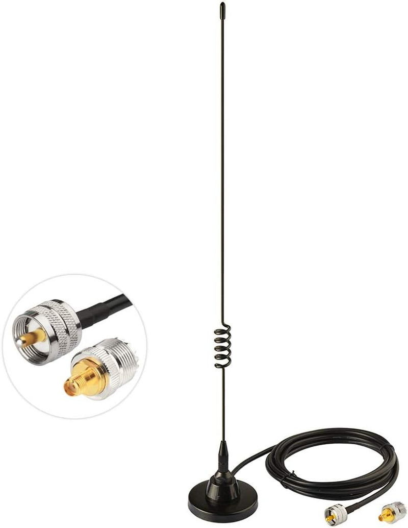 Bingfu Vehicle Car Mobile Ham Radio Antenna Dual Band VHF UHF 136-174Mhz 400-520
