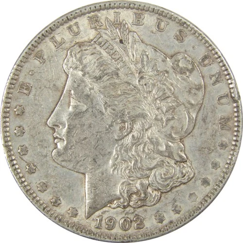 1902 Morgan Dollar XF EF Extremely Fine Silver $1 Coin SKU:I19944