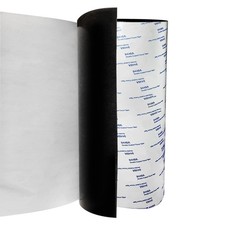 Neoprene Rubber Sheet with Adhesive, Solid Rolls Strips for DIY Gaskets, Cr...