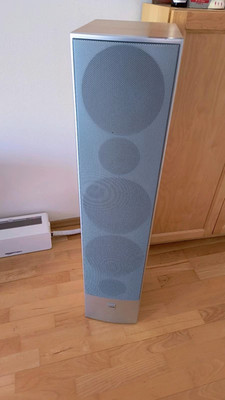 Canton LE 190 Standlautsprecher Paar HiFi Boxen Buche Silber 3-Wege