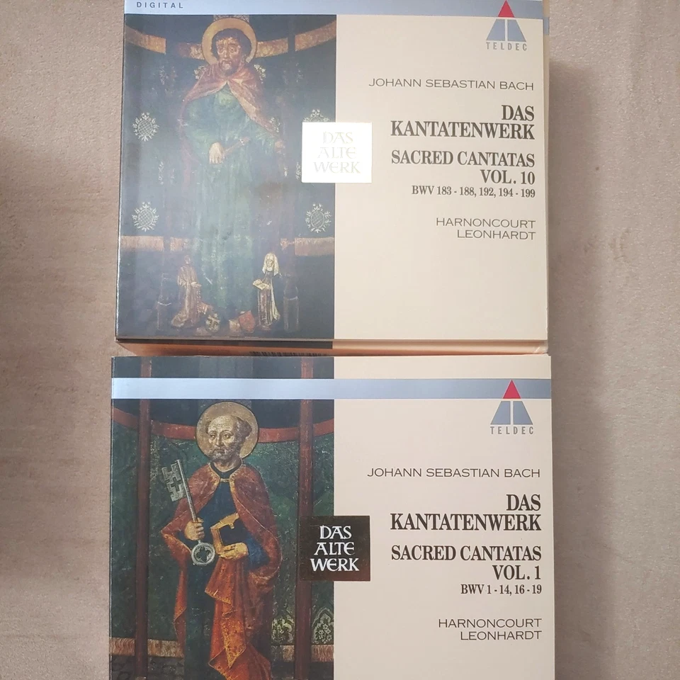 🔥 Bach • Sacred Cantatas Harnoncourt Leonhard • Teldec 10 VOL • 60 CD Box Set - Image 4 of 4