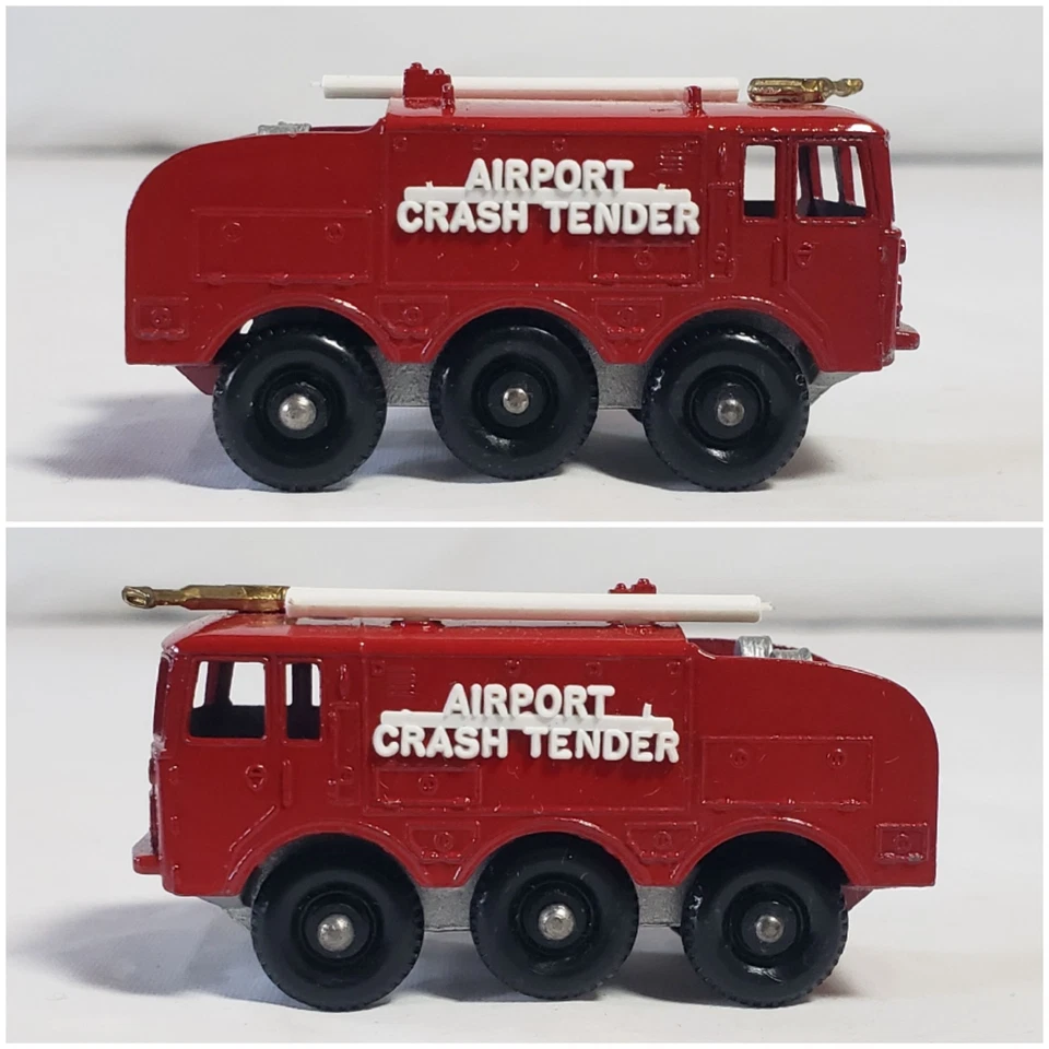 Matchbox Lesney 63b Fire Fighter Crash Tender Original E Box Missing Ladder - Image 3 of 4