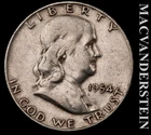 1954-D Silver Franklin Half Dollar - Scarce  Better Date  No Reserve  #L3934