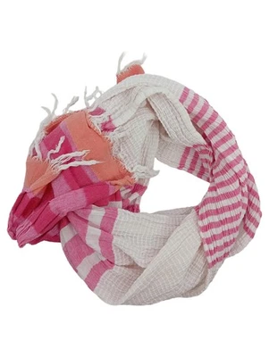 Tommy Hilfiger Écharpe Femme Multicolore Rayée - Photo 1/2
