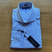 Tommy Hilfiger Dress Button Down Long Sleeve Mens Size L 17 1/2 34/35