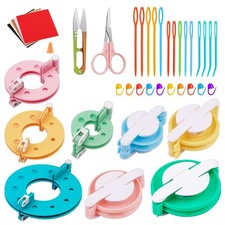 41PCS Pom Pom Maker, 8 Size Pompom Maker Kits for Yarn