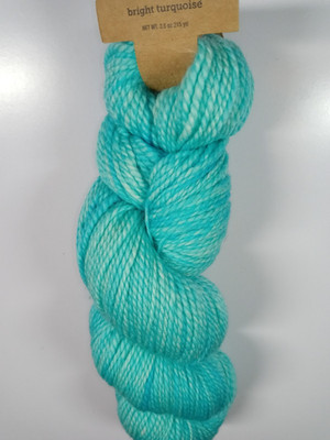 Hobby Lobby Yarn Bee Hand-Dyed Vivid Bright Turquoise 3.5oz/100g/215 Yards