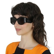 Gucci Grey Oval Ladies Sunglasses GG1544S 001 53 GG1544S 001 53