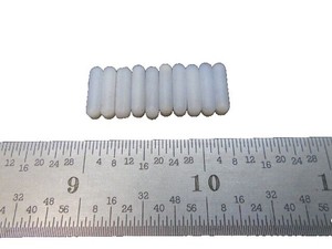 (10 Pcs) Lab PTFE Teflon Polygon Magnetic Mixing Stir Bar Set 12.5mm L x 3mm OD