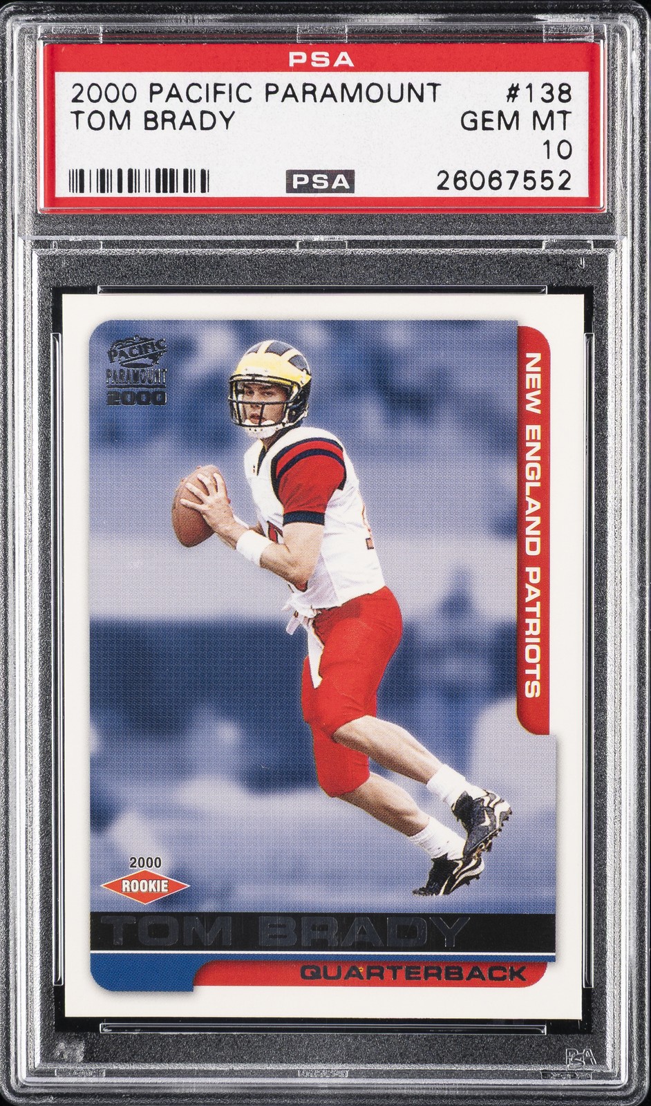 Tom Brady Pacific Paramount #138 Base