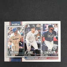 2026 Topps Series 1 AL Leaders  HRs Judge/Raleigh/Caminero #38 