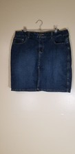 Jordache Vintage Denim Mini Skirt size 14