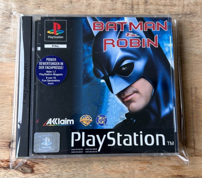 Batman & Robin | PS1 PlayStation 1 PSone | Black Label | TOP ZUSTAND!
