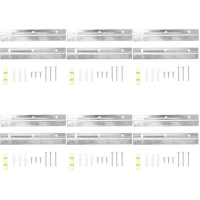 6 Sets Bilderrahmen Klammern Vorfixierter Kleiderbügel Spiegelbefestigungsteile