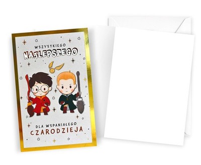 Alles Gute zum Geburtstag (Harry Potter) Karte DHS-021