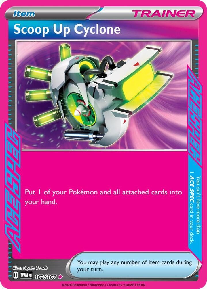 Scoop Up Cyclone 162/167 Holofoil SV06: Twilight Masquerade NM