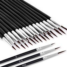 30 Pcs Tiny Detail Paint Brushes Set, Micro Small Paint Brush with 3 Sizes, M...
