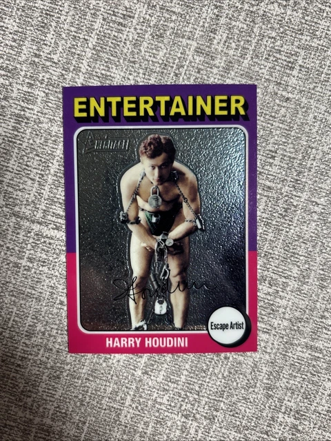 2009 TOPPS AMERICAN HERITAGE CHROME #C84 HARRY HOUDINI ESCAPE ARTIST /1776