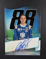 Alex Bowman 49/88 on Card Auto Die-Cut NASCAR Panini Prime Racing 2019 Free Ship