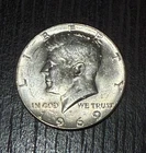 KENNEDY HALF DOLLAR 1969-D COIN -AU(About Uncirculated) 40% Silver 60% Copper...