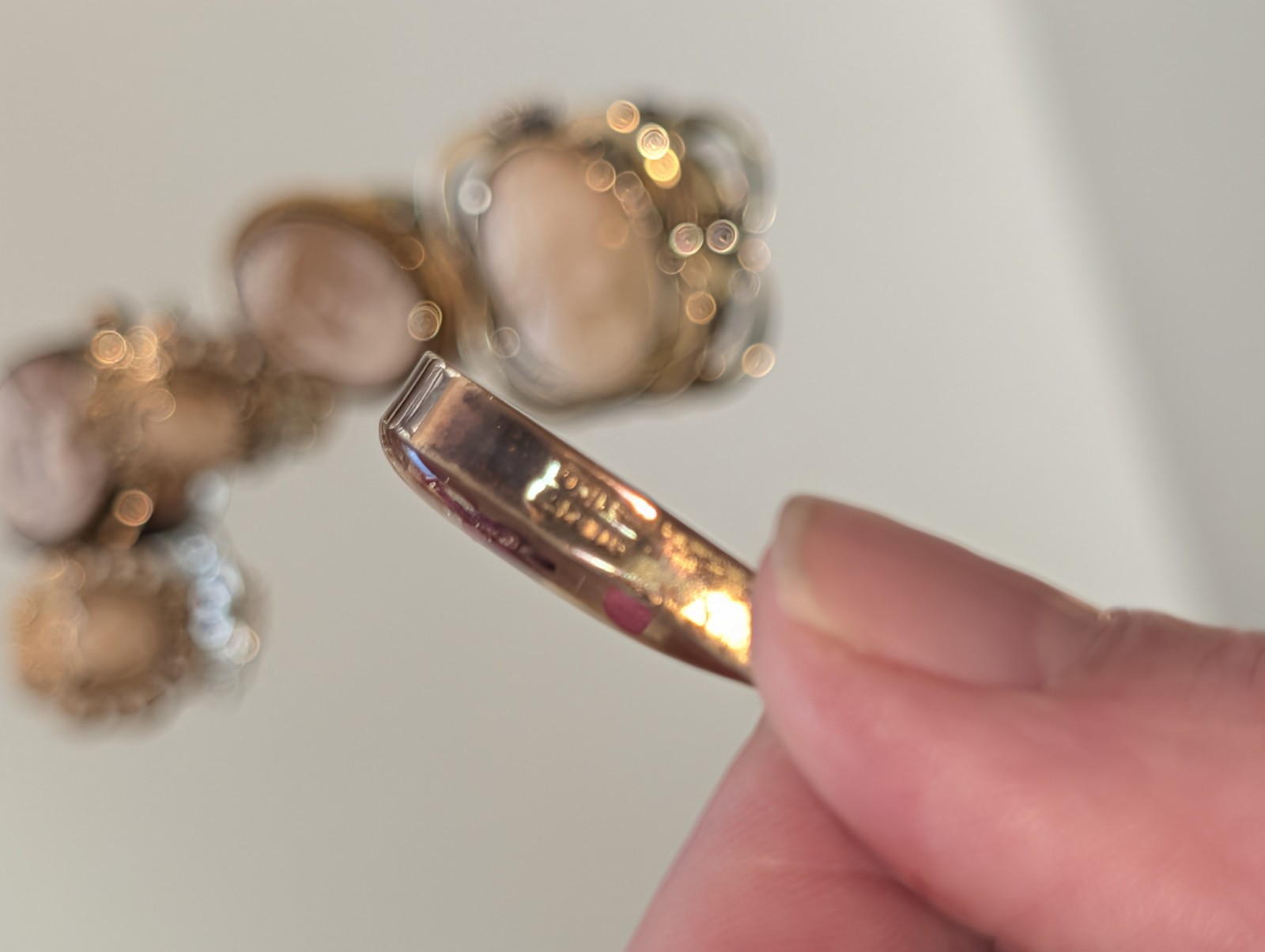 Dangle Pressed Flower Earrings Silver Mexico 925 - image 2