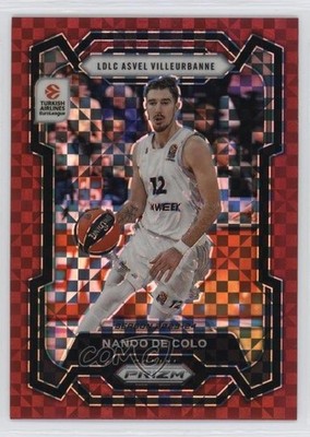 2023 Panini Prizm Turkish Airlines EuroLeague Red Power 14/75 Nando De Colo 0ud4